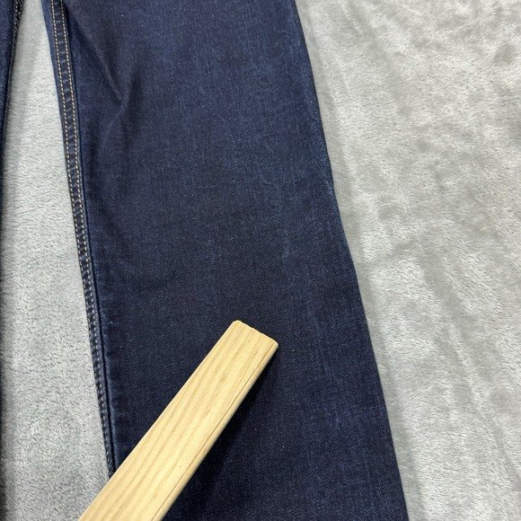 Levis Jeans Mens 28x32 Blue 512 Slim Taper Stretch Dark Wash Denim Work Casual - Picture 13 of 14